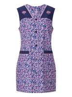 Your Look... for less! Dames 3/4-damesblouse fuchsia geprint Größe