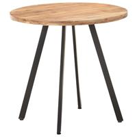 vidaXL Eettafel 80 cm massief acaciahout