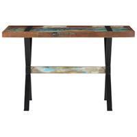 vidaXL Eettafel 120x60x76 cm massief gerecycled hout