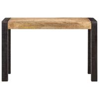 vidaXL Eettafel 120x60x76 cm massief ruw mangohout