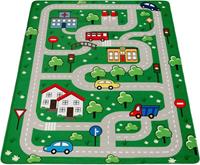 PACO HOME Kinderteppich »Chicos 559«, , rechteckig, Höhe 2 mm, Flachgewebe, Straßen-Spiel-Teppich, Kinderzimmer