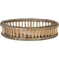 Kolibri Home | Decoratieschaal - Rond bamboo dienblad Ø30cm