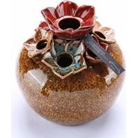 Villa Pottery Gele bloemenvaas Springfield - Vaas Springfield D19xH19