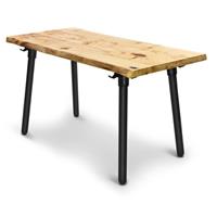 NJOJ Brand Store Eettafel Populierenhout - Cas