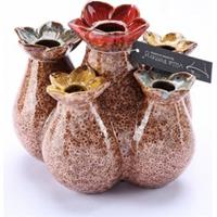 Villa Pottery Roze bloemenvaas Flowerfield - Vaas Flowerfield 15x12,5 x H14,5