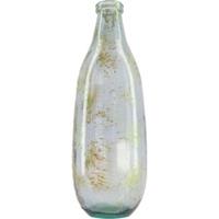 Cozy Ibiza Vaas van gerecycled glas grijs goud