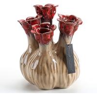 Villa Pottery Nature-Red 5x tuit vaas Quito - 5xtuit Vaas Quito 17x17x18 Hoog