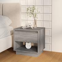 vidaXL Nachtkastjes 2 st 45x34x44 cm spaanplaat grijs sonoma eiken