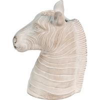 Clayre & Eef Bloempot Binnen Paard 21*13*26 cm Grijs Steen Plantenpot