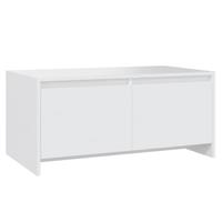 vidaXL Salontafel 90x50x41,5 cm spaanplaat wit