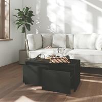 Vidaxl Couchtisch Schwarz 90x50x41,5 Cm Spanplatte