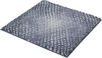 Kleine Wolke Badematte Cory, Höhe 24 mm, rutschhemmend beschichtet, fußbodenheizungsgeeignet, Badteppich, modischer Farbverlauf, Hoch-Tief Effekt, waschbar