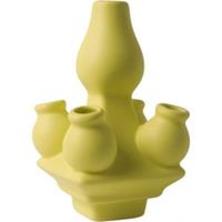 Heinen Delfts Blauw | Tulpenvaas| deel 1 | Stapelgekte | Geel | top