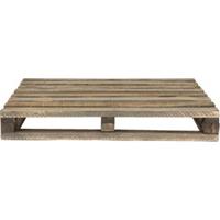 Clayre & Eef Plantentafeltje 40*32*5 cm Bruin Hout Rechthoek Planthouder