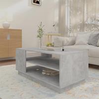 vidaXL Salontafel 102x55x43 cm bewerkt hout betongrijs