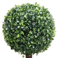 vidaXL Kunstplant met pot buxus bolvorming 118 cm groen