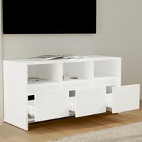 VIDAXL Tv-schrank Weiß 102x37,5x52,5 Cm Spanplatte