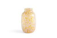 HAY - Splash Vase Round L - Light Pink and yellow (541360)