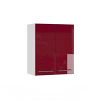 Vicco Hängeschrank 60 cm Bordeaux Hochglanz Küchenschrank Hängeschrank Küchenzeile Fame-Line bordeaux