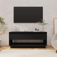 VidaXL TV-Schrank Schwarz 102x41x44 cm Spanplatte 