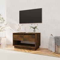Tv-meubel 70x41x44 cm spaanplaat gerookt eikenkleurig