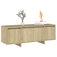 vidaXL Tv-meubel 120x30x40,5 cm spaanplaat sonoma eikenkleurig