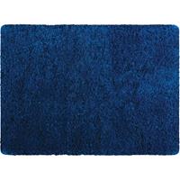 MSV Badkamerkleedje/badmat tapijt - voor de vloer arine blauw - 50 x 70 cm angharig - Badmatjes