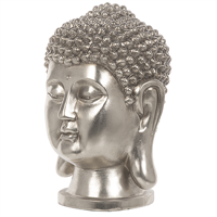 BELIANI Decofiguur zilver BUDDHA