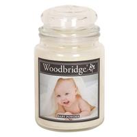 Spiru Woodbridge Geurkaars in Glas 'Baby Powder' - 565 gram