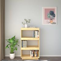 vidaXL Boekenkast/kamerscherm 60x35x103 cm massief grenenhout