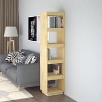 vidaXL Boekenkast/kamerscherm 40x35x167 cm massief grenenhout