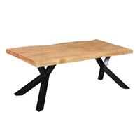 I-Catchers Boomstamtafel massief Mango | 180 x 90 cm | Bladdikte 4 cm | Y-poten
