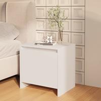 vidaXL Nachtkastjes 2 st 45x34x44,5 cm spaanplaat wit