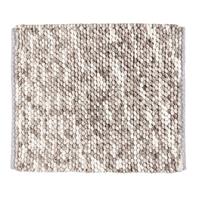 Wenko Badteppich Urdu Taupe 55 x 65 cm, Mit Melagne-Effekt