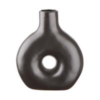 Butlers LOOP Vase Höhe 20cm schwarz