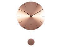 Karlsson Impressive Pendulum wandklok (Kleur: koper)