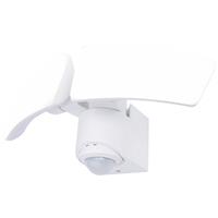 Lutec ARTICA 7635605331 LED-buitenlamp met bewegingsmelder (wand) Energielabel: E (A - G) 14.5 W Warmwit tot koudwit Wit