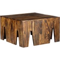 Womo-design Salontafel 70x70x40 cm Natuurlijk massief Sheeshamhout WOMO Design