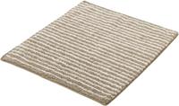 Kleine Wolke Badematte »Amalia« , Höhe 12 mm, rutschhemmend beschichtet, fußbodenheizungsgeeignet, Badteppich, gestreift, leichter Hoch-Tief Effekt, reine Baumwolle, waschbar