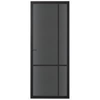 CanDo Industrial binnendeur Carno rookglas opdek rechts 78x201,5 cm
