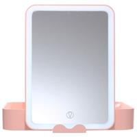 AILORIA BELLE Beautycase mit LED-Spiegel rosa