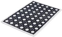 Kleine Wolke Badematte Vienna, Höhe 5 mm, rutschhemmend beschichtet, fußbodenheizungsgeeignet, Badteppich, geringe Höhe, modernes Design, waschbar