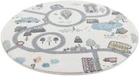 Carpet City Kindervloerkleed Anime9376 Straten-speel-vloerkleed, auto, zachte pool, gemakkelijk in onderhoud, kinderkamer
