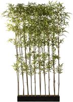 Creativ green Kunst-potplanten Bamboe-roomdivider in een houten kist