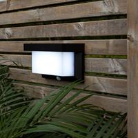 STAR TRADING LED solar wandlamp Valla met bewegingssensor