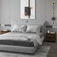 vidaXL Nachtkastjes 2 st 45x34,5x44,5 cm spaanplaat gerookt eikenkleur