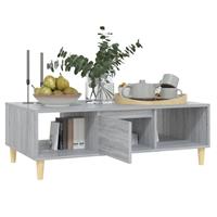 vidaXL Salontafel 103,5x60x35 cm spaanplaat grijs sonoma eikenkleurig