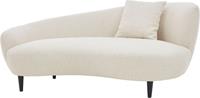 ATLANTIC home collection 2-Sitzer, Nierenformsofa mit Zierkissen im Originalbezug