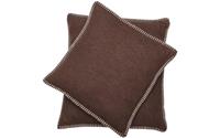David Fussenegger SYLT Kussensloop Uni mocca 50x50 cm