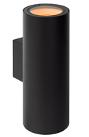 Lucide VOLANTIS - Wandspot Buiten - 2xE27 - IP54 - Zwart